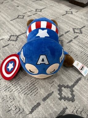 Captain America Blue Kids Nightgown Pajamas